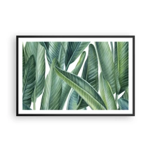 Plakat i sort ramme - Det grønne i sig selv - 91x61 cm