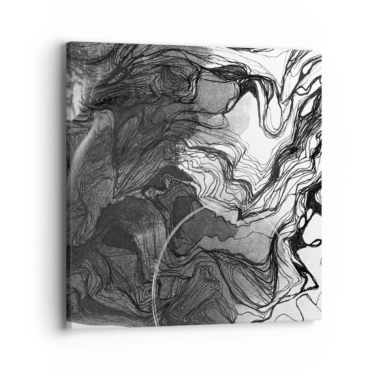 Lærredstryk - Billede på lærred - Forviklet i drømme - 40x40 cm