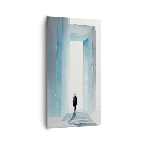 Lærredstryk - Billede på lærred - Lev uden grænser - 65x120 cm