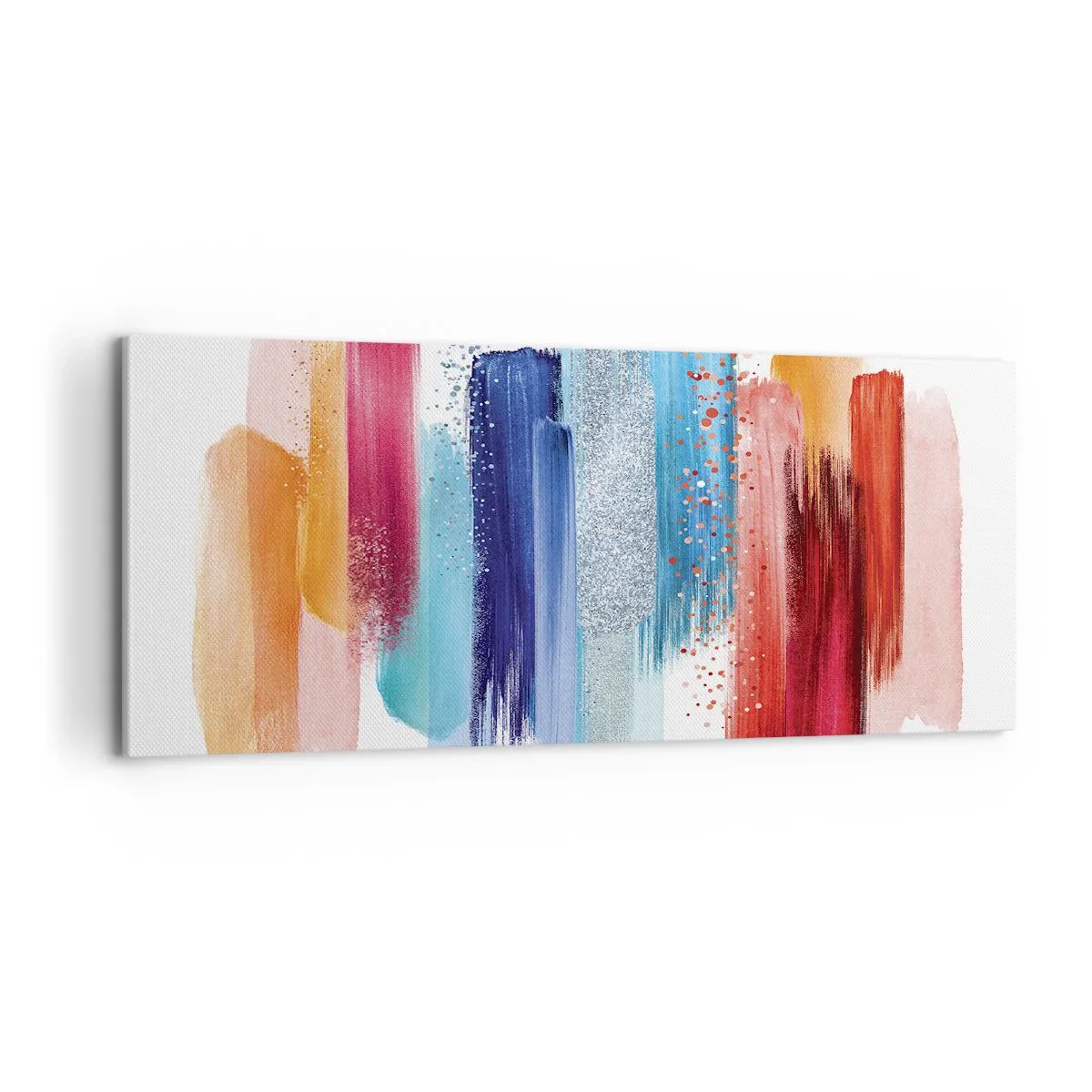 Lærredstryk - Billede på lærred - Op og ned - 100x40 cm
