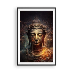 Plakat i sort ramme - Åndelig balance - 61x91 cm