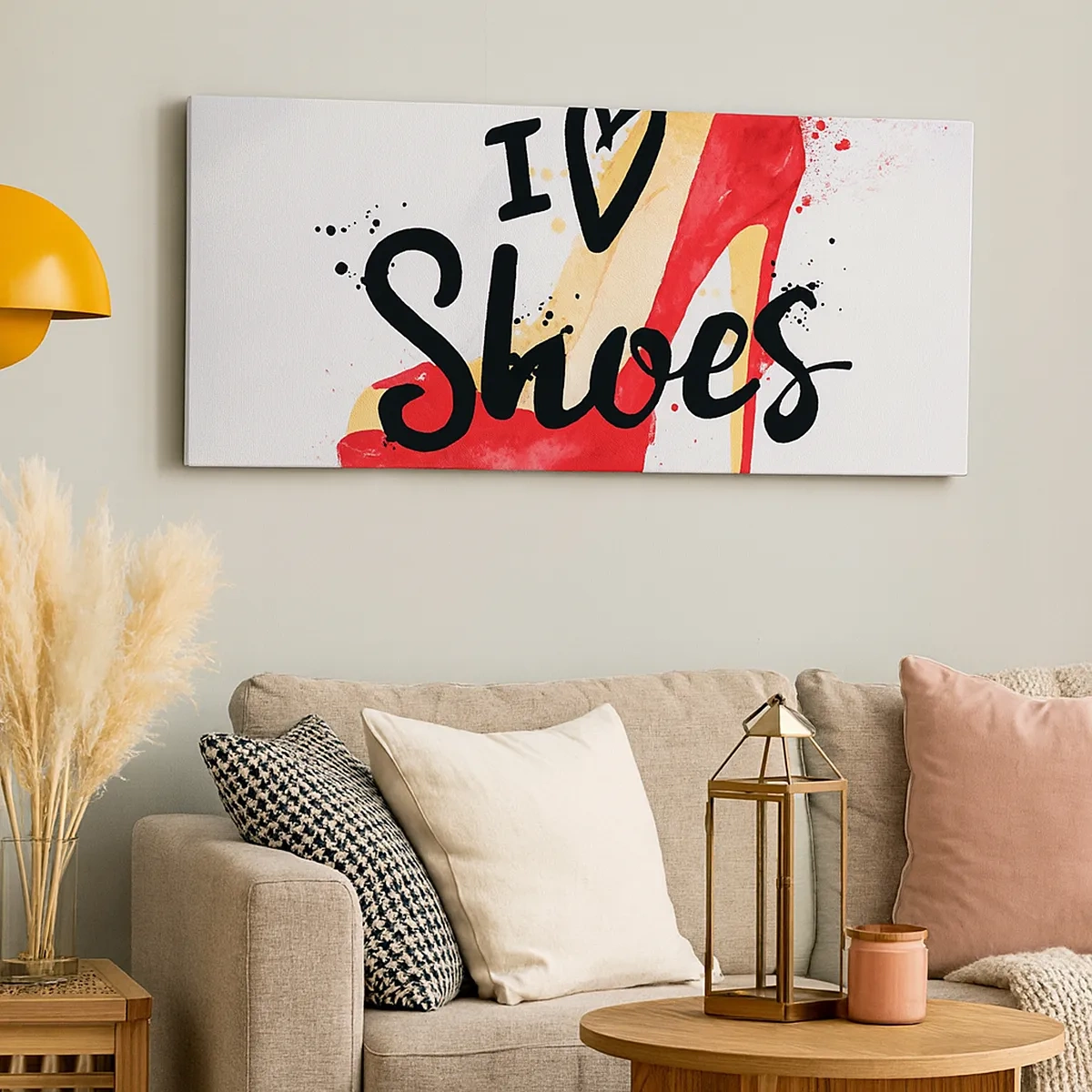 Lærredstryk - Billede på lærred - Kærlighed har mere end ét navn - 30x30 cm