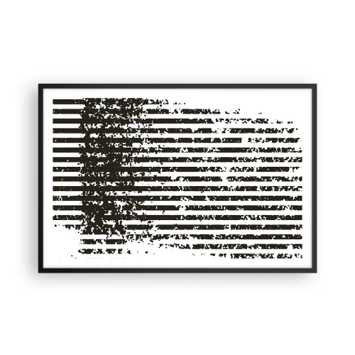 Plakat i sort ramme - Rytme og støj - 91x61 cm