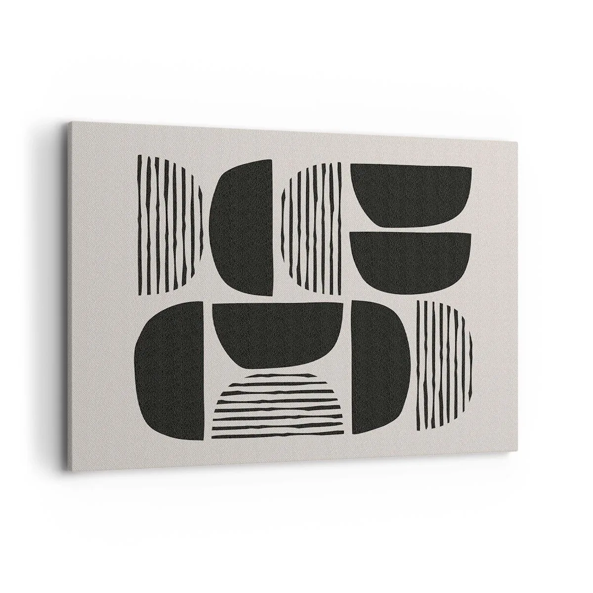 Lærredstryk - Billede på lærred - Halvhjertede arrangementer - 100x70 cm