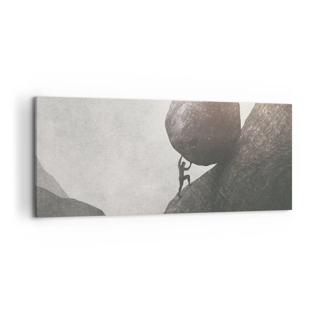 Lærredstryk - Billede på lærred - Jeg tror mod al forventning - 120x50 cm