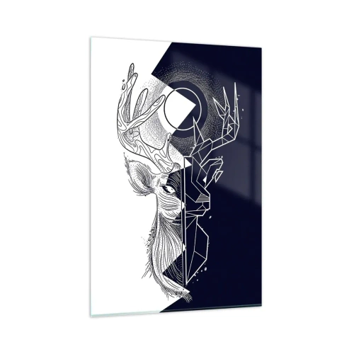 Billede på glas - Modsætningernes kamp og enhed - 80x120 cm