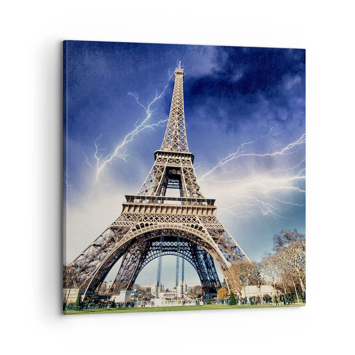 Lærredstryk - Billede på lærred - Stormens herskerinde - 60x60 cm