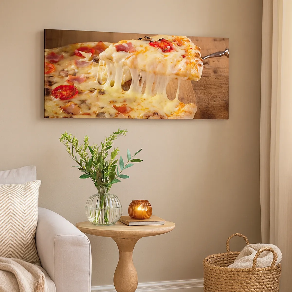 Lærredstryk - Billede på lærred - Et mesterværk af italiensk kunst - 30x30 cm