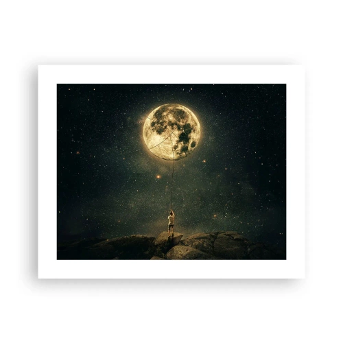 Plakat - En, der stjal månen - 50x40 cm