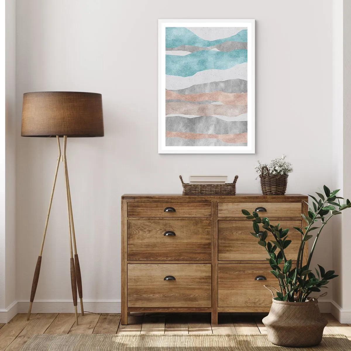 Plakat i hvid ramme - En undersøgelse af intimitet - 61x91 cm