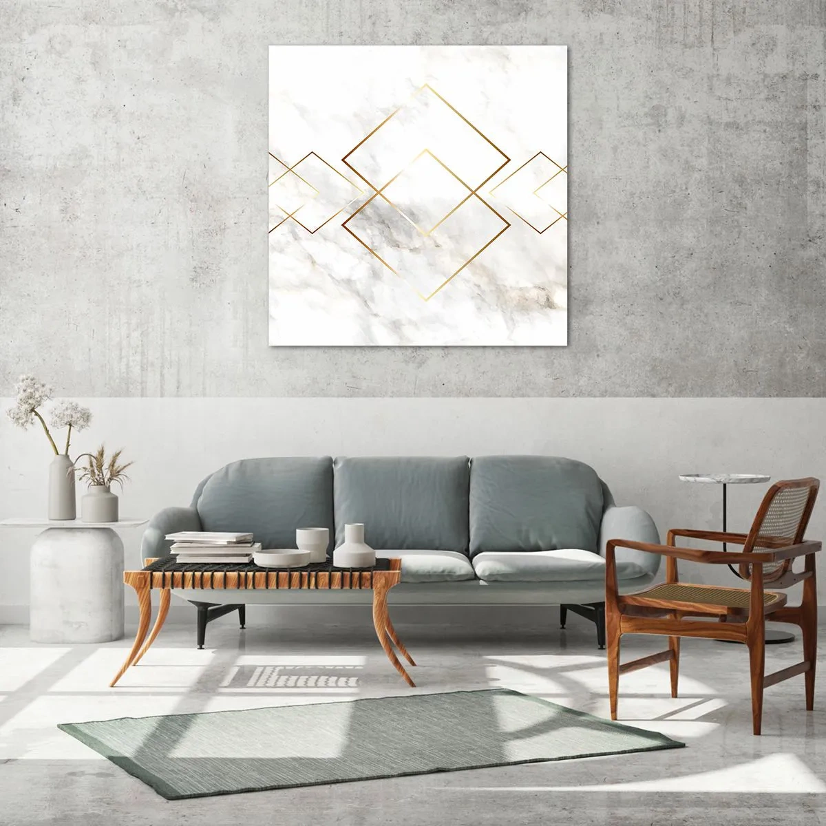 Billede på glas - Udsigt til det uendelige - 40x40 cm