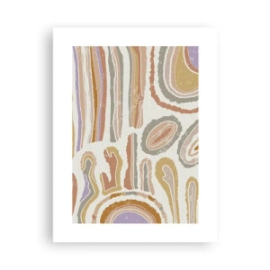 Plakat - Farverige tværsnit - 30x40 cm