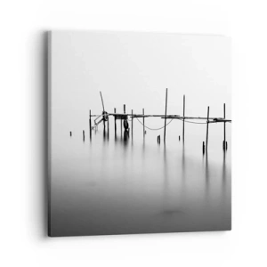 Lærredstryk - Billede på lærred - Hvad nu, hvis verden ikke eksisterer? - 40x40 cm