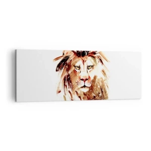 Lærredstryk - Billede på lærred - Styrke og værdighed - 140x50 cm