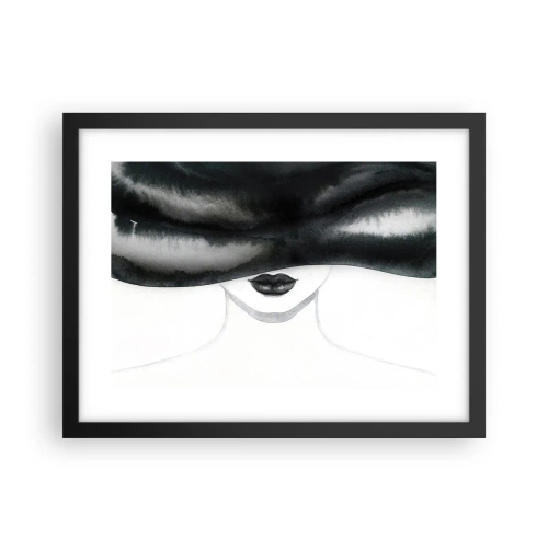 Plakat i sort ramme - Et sensuelt mysterium - 40x30 cm