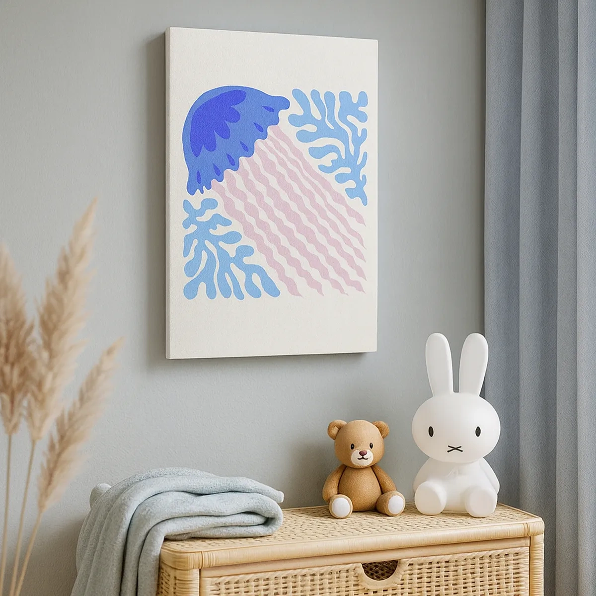 Lærredstryk - Billede på lærred - Som fra en anden verden - 50x70 cm