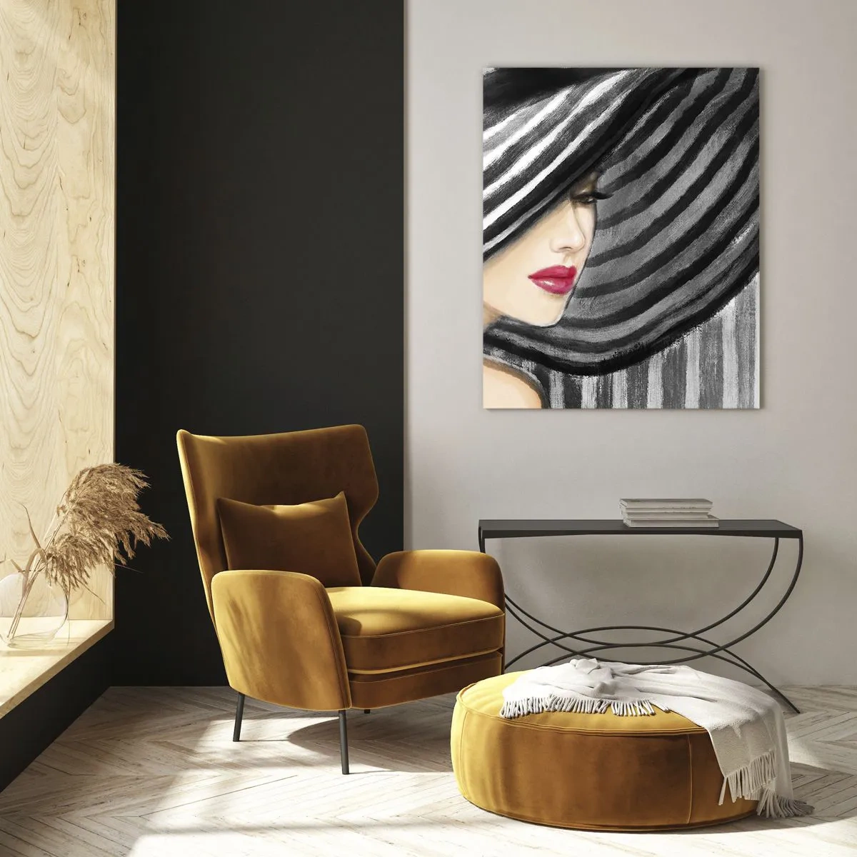 Billede på glas - Hvor kan jeg finde dig? - 50x70 cm
