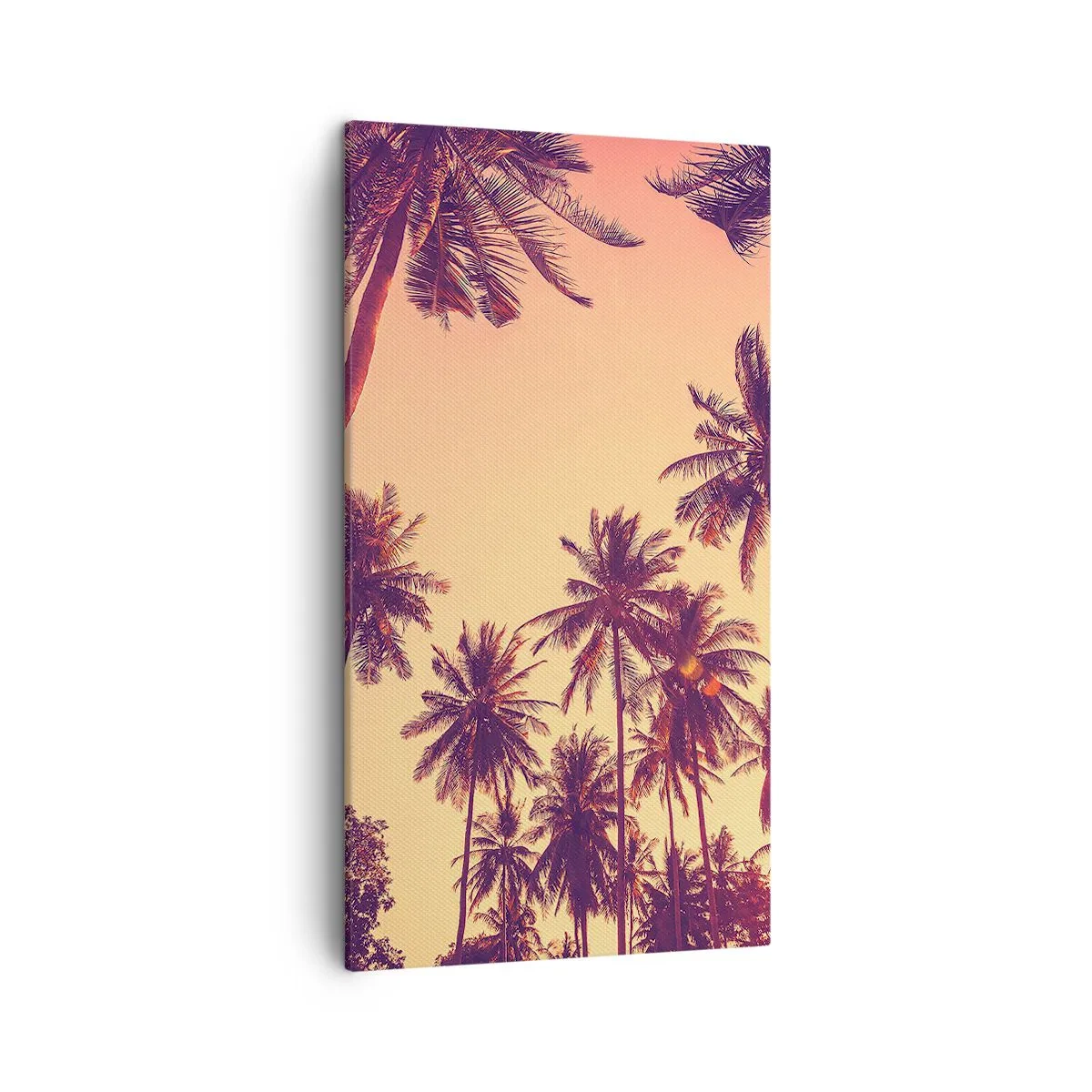 Lærredstryk - Billede på lærred - Tropisk variation - 45x80 cm