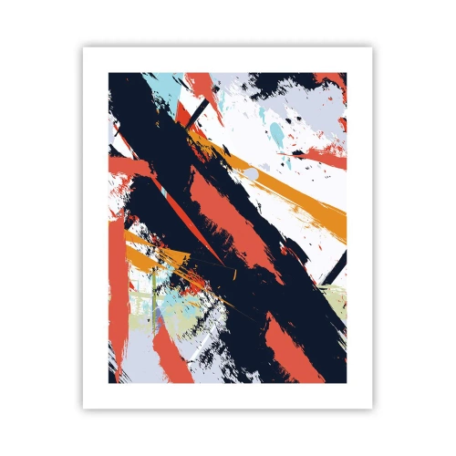 Plakat - Dynamisk sammensætning - 40x50 cm