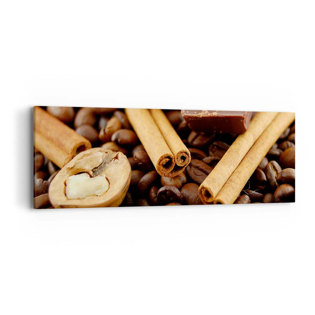 Lærredstryk - Billede på lærred - Koncert af smagsoplevelser - 90x30 cm