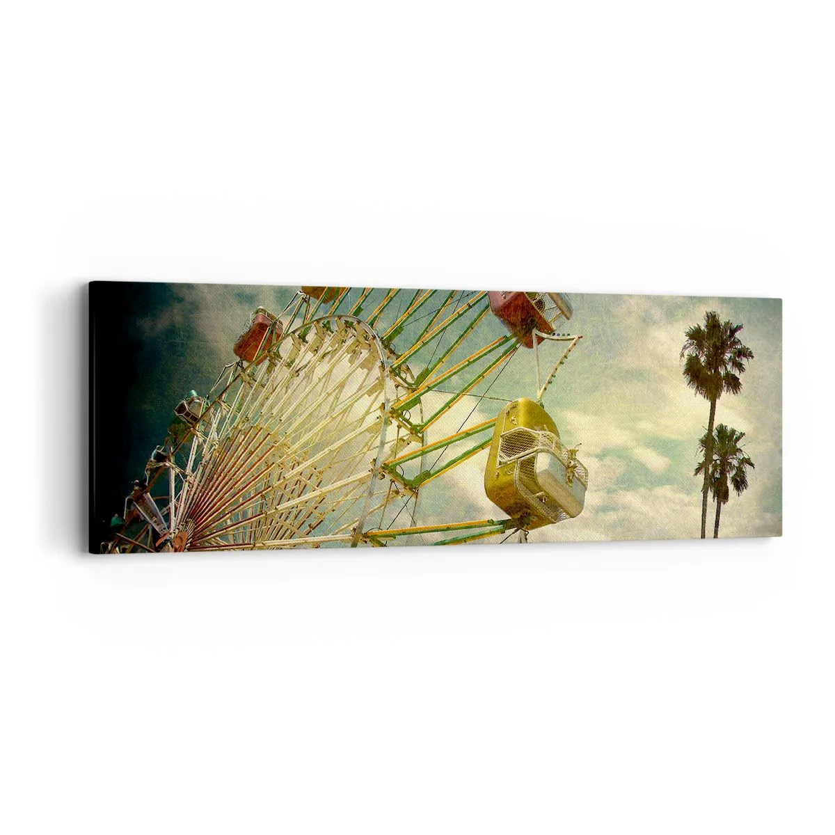 Lærredstryk - Billede på lærred - Vil være, vil være sjov.... - 90x30 cm