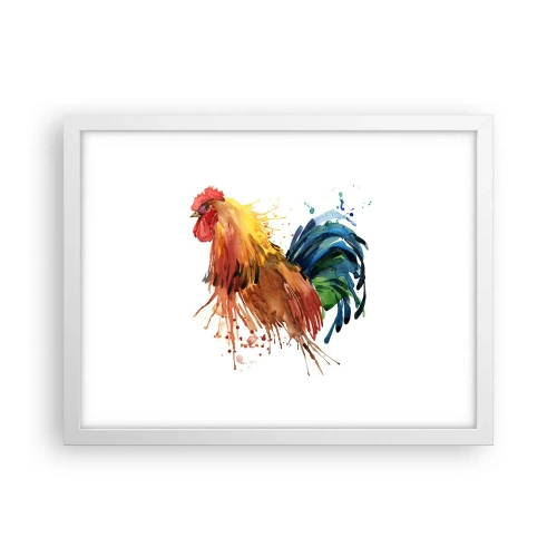 Plakat i hvid ramme - Kongelig kappe, kongelig stolthed - 40x30 cm
