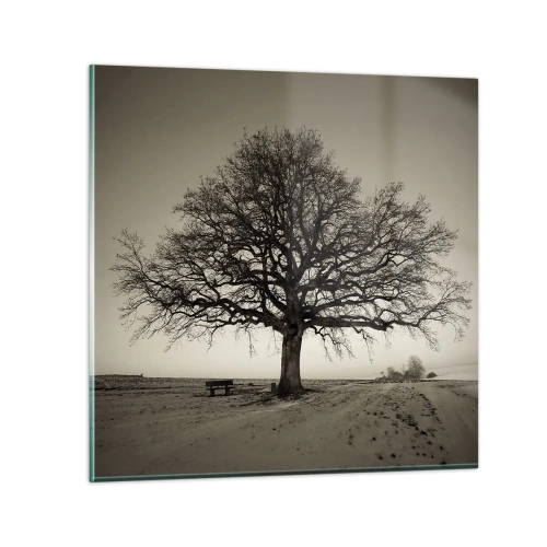 Billede på glas - Herfra og til evigheden - 70x70 cm