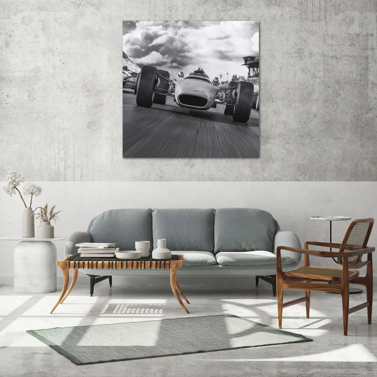 Billede på glas - Der er kraft! - 40x40 cm