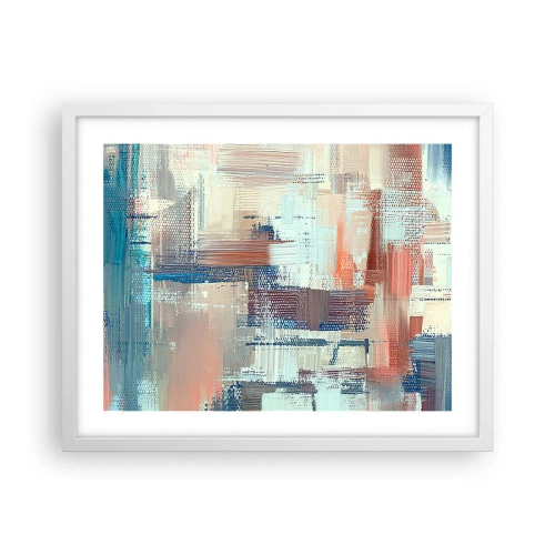 Plakat i hvid ramme - At nå lyset - 50x40 cm