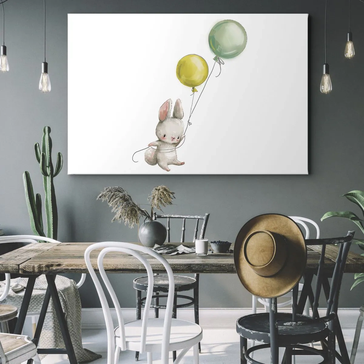 Lærredstryk - Billede på lærred - Jeg vil også anbefale den! - 120x80 cm