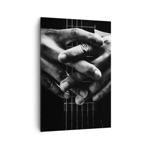 Lærredstryk - Billede på lærred - Kunstnerens bøn - 70x100 cm