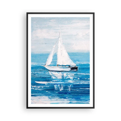 Plakat i sort ramme - Med en ven ved din side - 70x100 cm