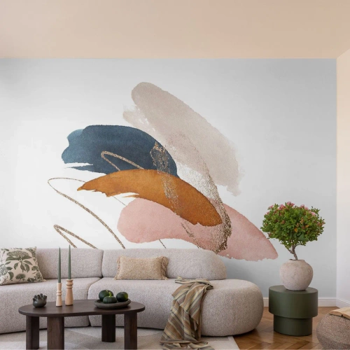 Fototapet Premium Sand - Bevinget sammensætning - Abstraktion, Stykke, Design - 350x256 cm