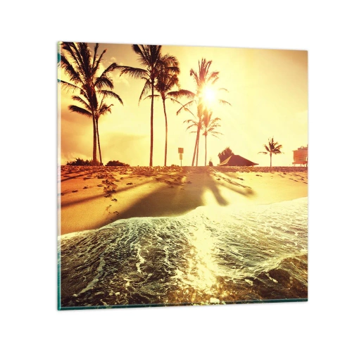 Billede på glas - Eftermiddag i Californien - 40x40 cm