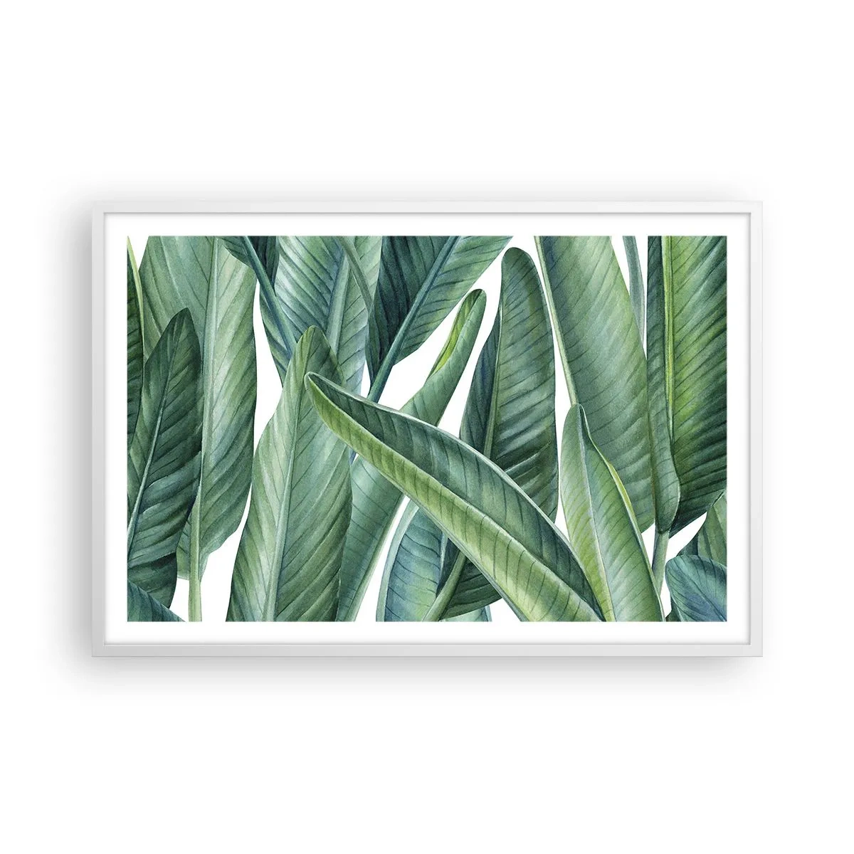 Plakat i hvid ramme - Det grønne i sig selv - 91x61 cm