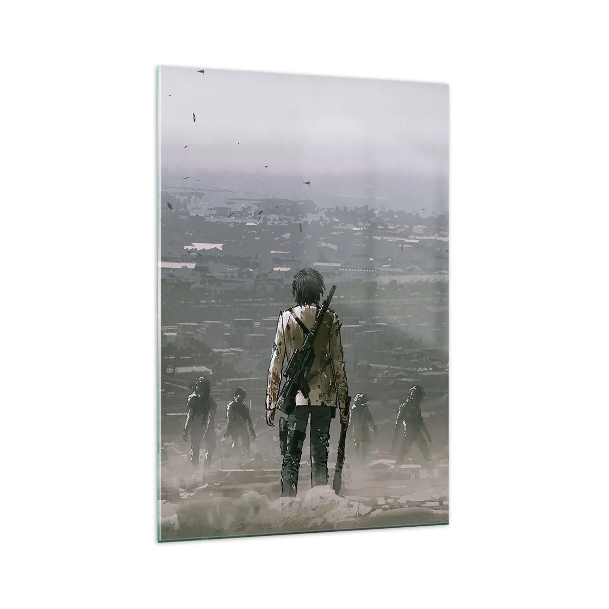 Billede på glas - Den sidste retfærdige person? - 70x100 cm