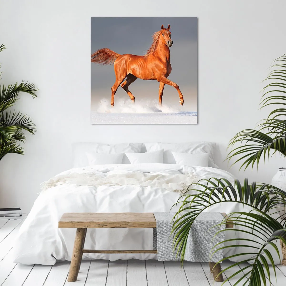 Lærredstryk - Billede på lærred - Dansende ynde - 40x40 cm