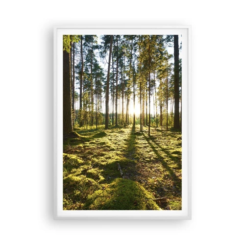 Plakat i hvid ramme - ...Bag de syv skove - 70x100 cm