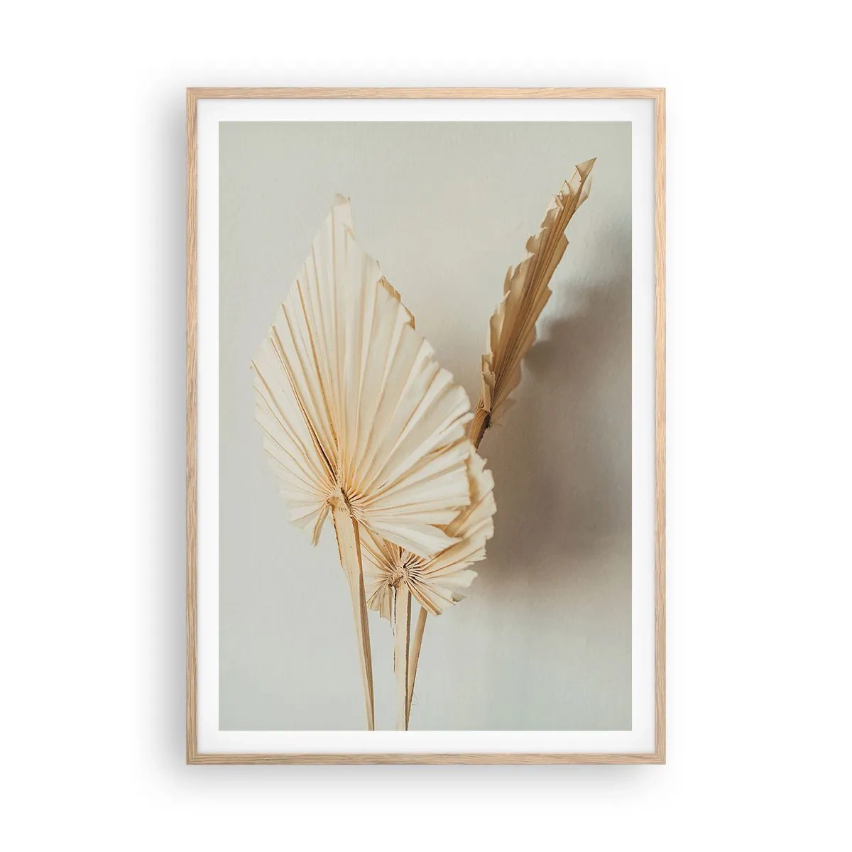 Plakat i ramme af lyst egetræ - Når du har brug for trøst - 70x100 cm