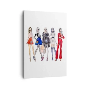 Lærredstryk - Billede på lærred - Every week Fashion Week - 50x70 cm