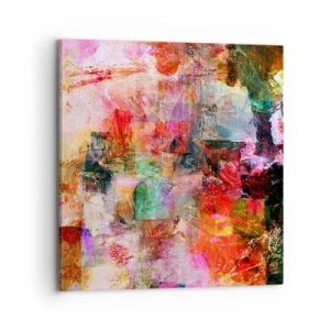 Lærredstryk - Billede på lærred - En rejse gennem de forskellige - 70x70 cm