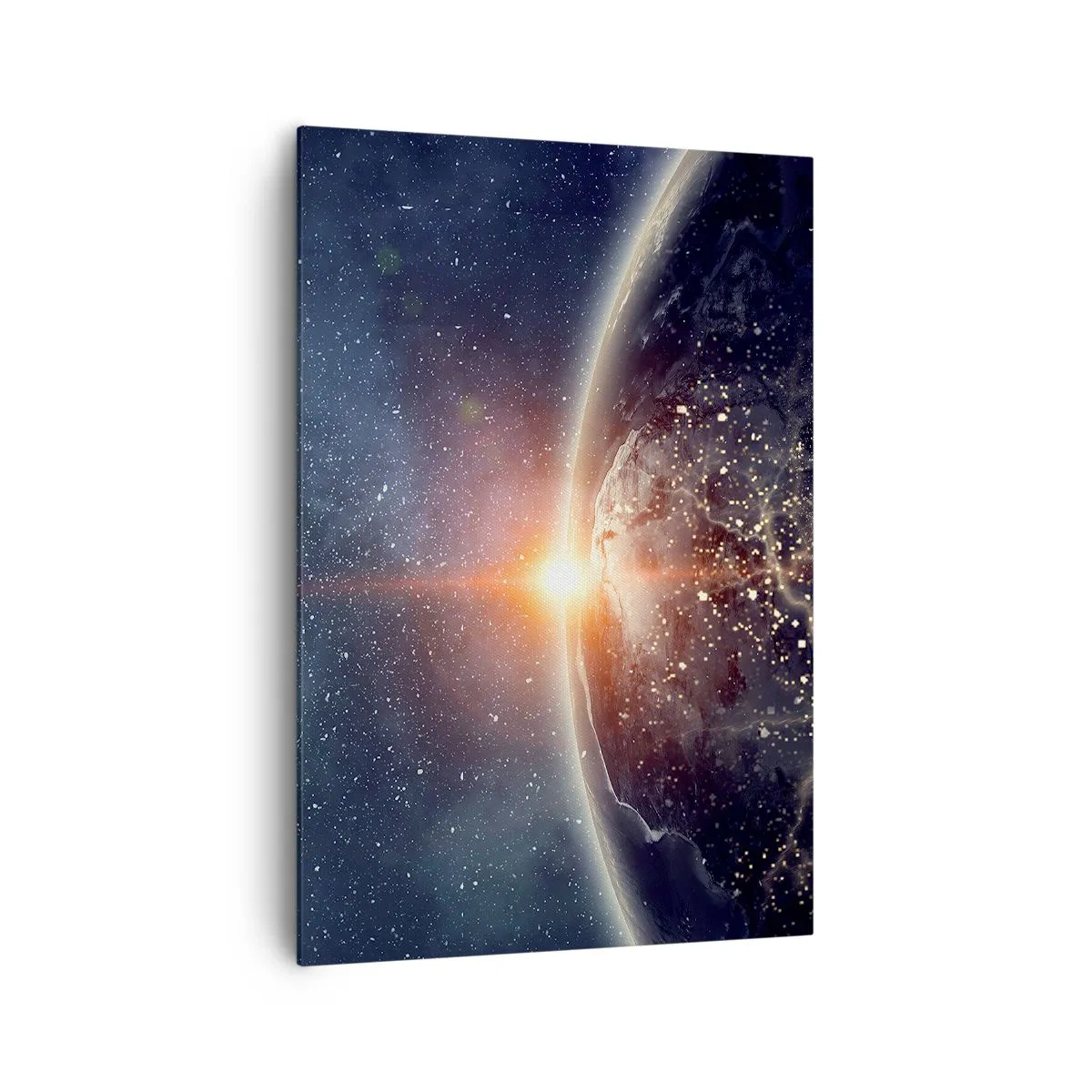 Lærredstryk - Billede på lærred - I det nye perspektiv - 70x100 cm