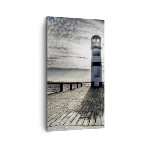 Lærredstryk - Billede på lærred - Søfolk, jeg ser frem til at se jer - 45x80 cm