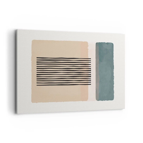 Lærredstryk - Billede på lærred - Alt er i god stand - 100x70 cm