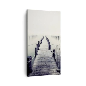 Lærredstryk - Billede på lærred - Fordyb dig i fred - 45x80 cm