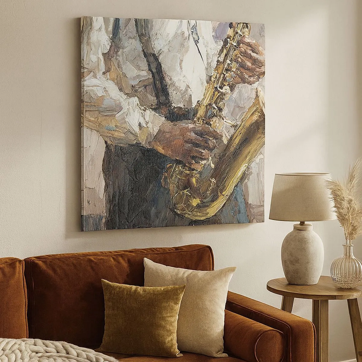 Lærredstryk - Billede på lærred - Tid til at gå solo - 30x30 cm