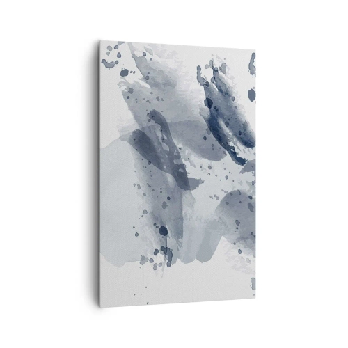 Lærredstryk - Billede på lærred - En undersøgelse af vandets natur - 80x120 cm