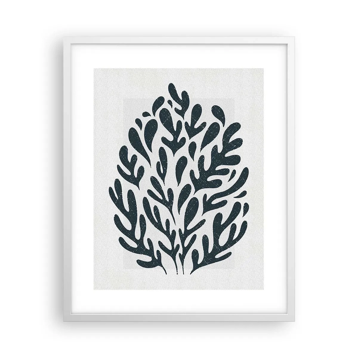 Plakat i hvid ramme - Naturens former - 40x50 cm
