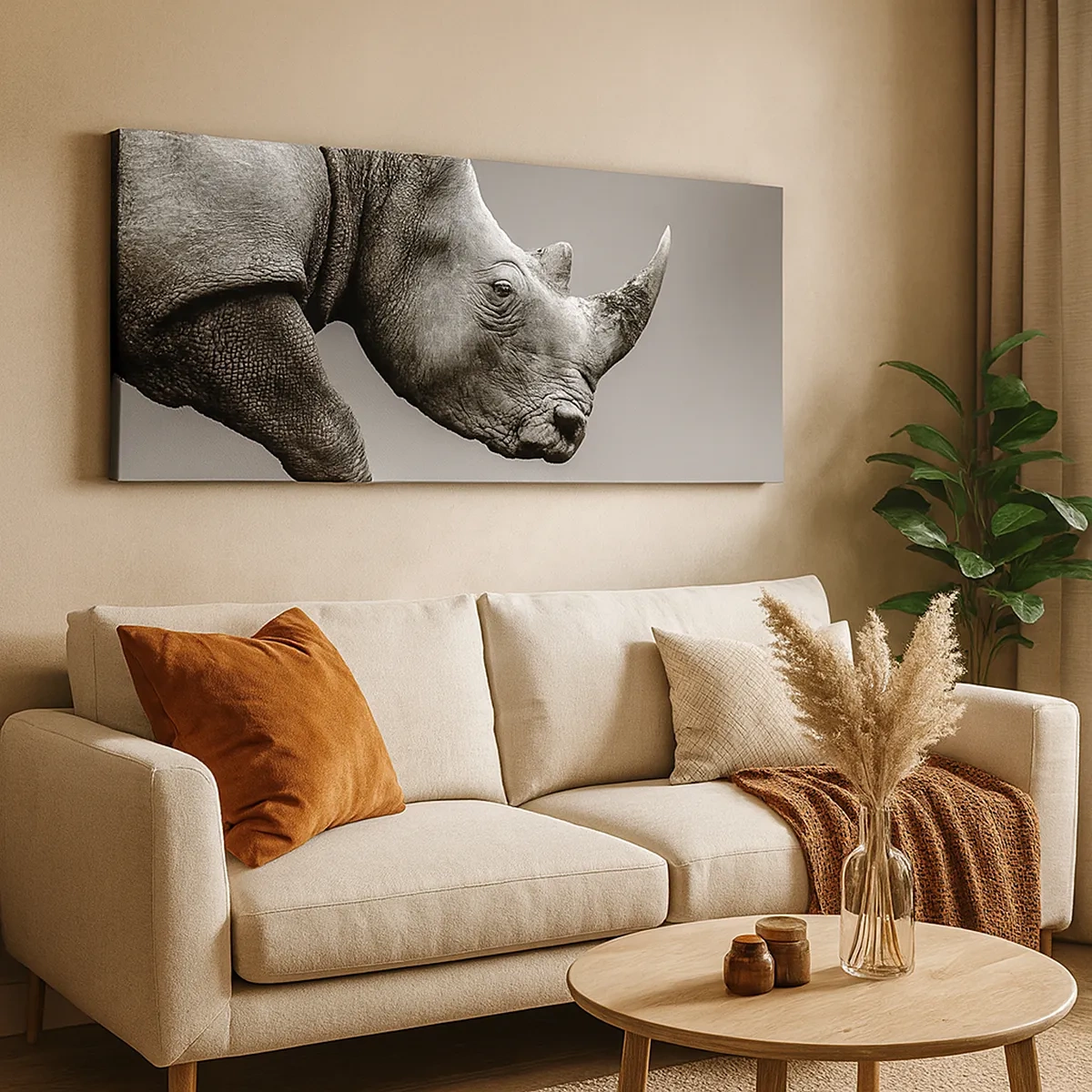 Lærredstryk - Billede på lærred - En ustoppeli - 30x30 cm