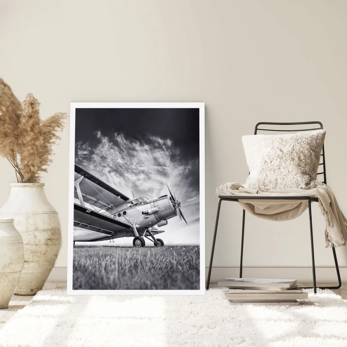 Plakat - Den bevingede vandringsmand - 70x100 cm